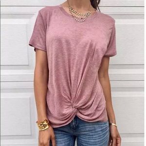 BRAND NEW Summer Cotton Pink Blush Top (L)